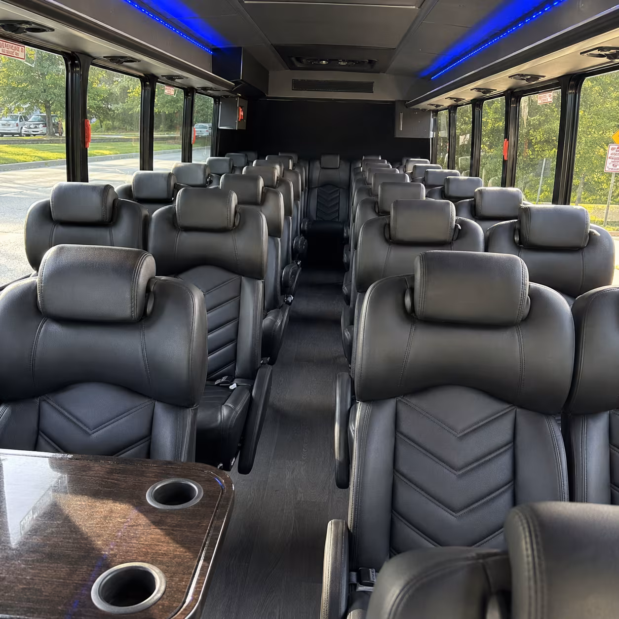 30 passenger minibus interior