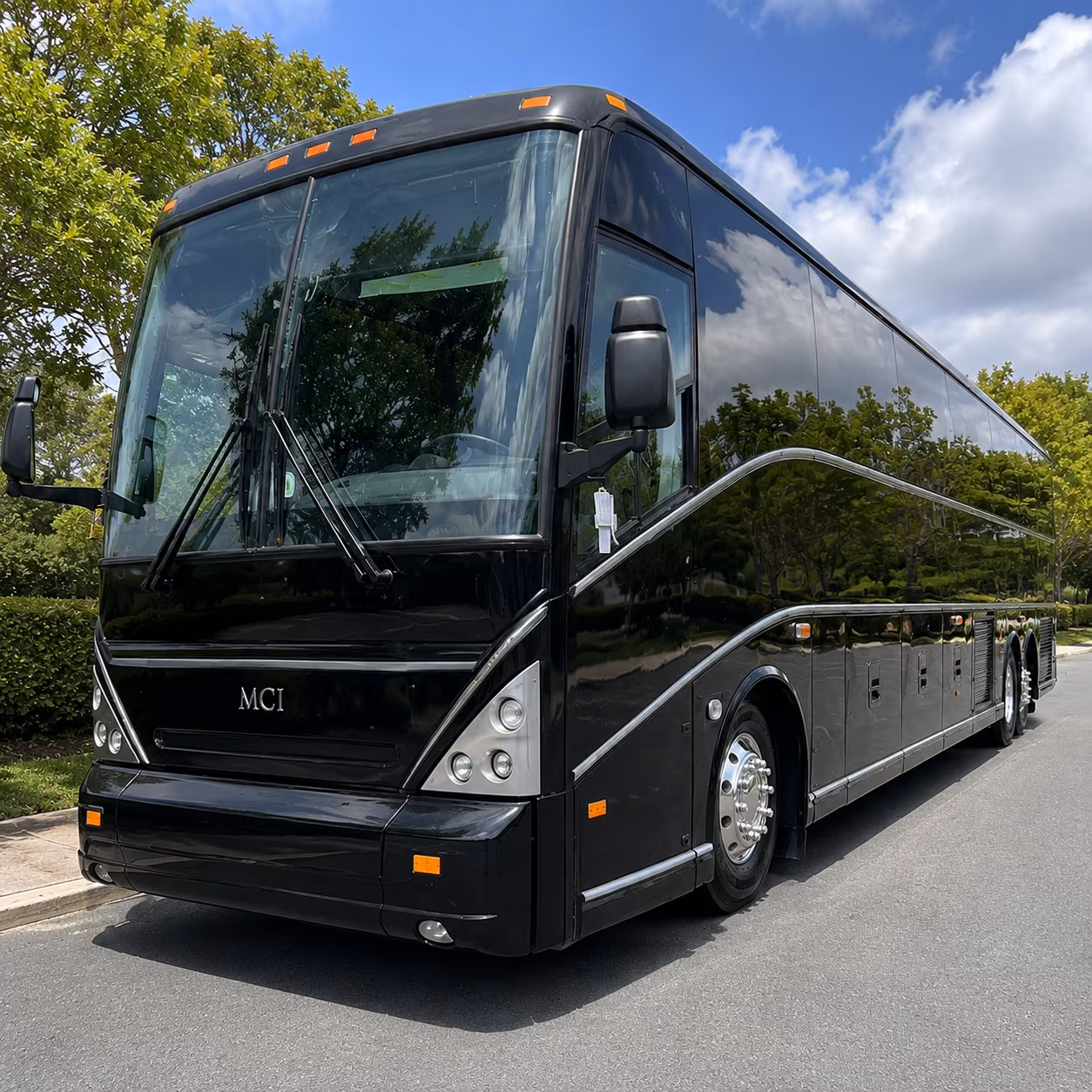 charter bus service for veterans affairs transportation in orange county