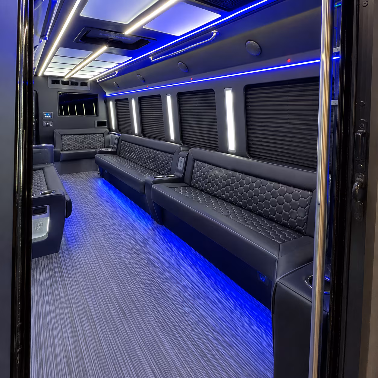 huntington beach party bus inside