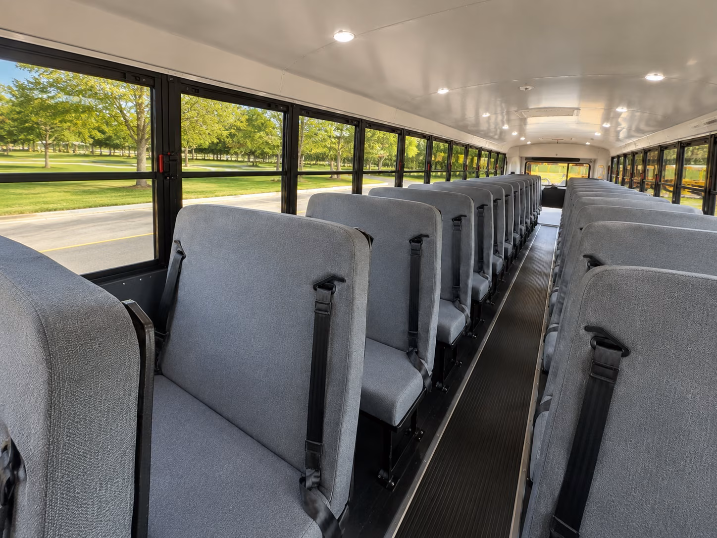 huntington beach school bus interior