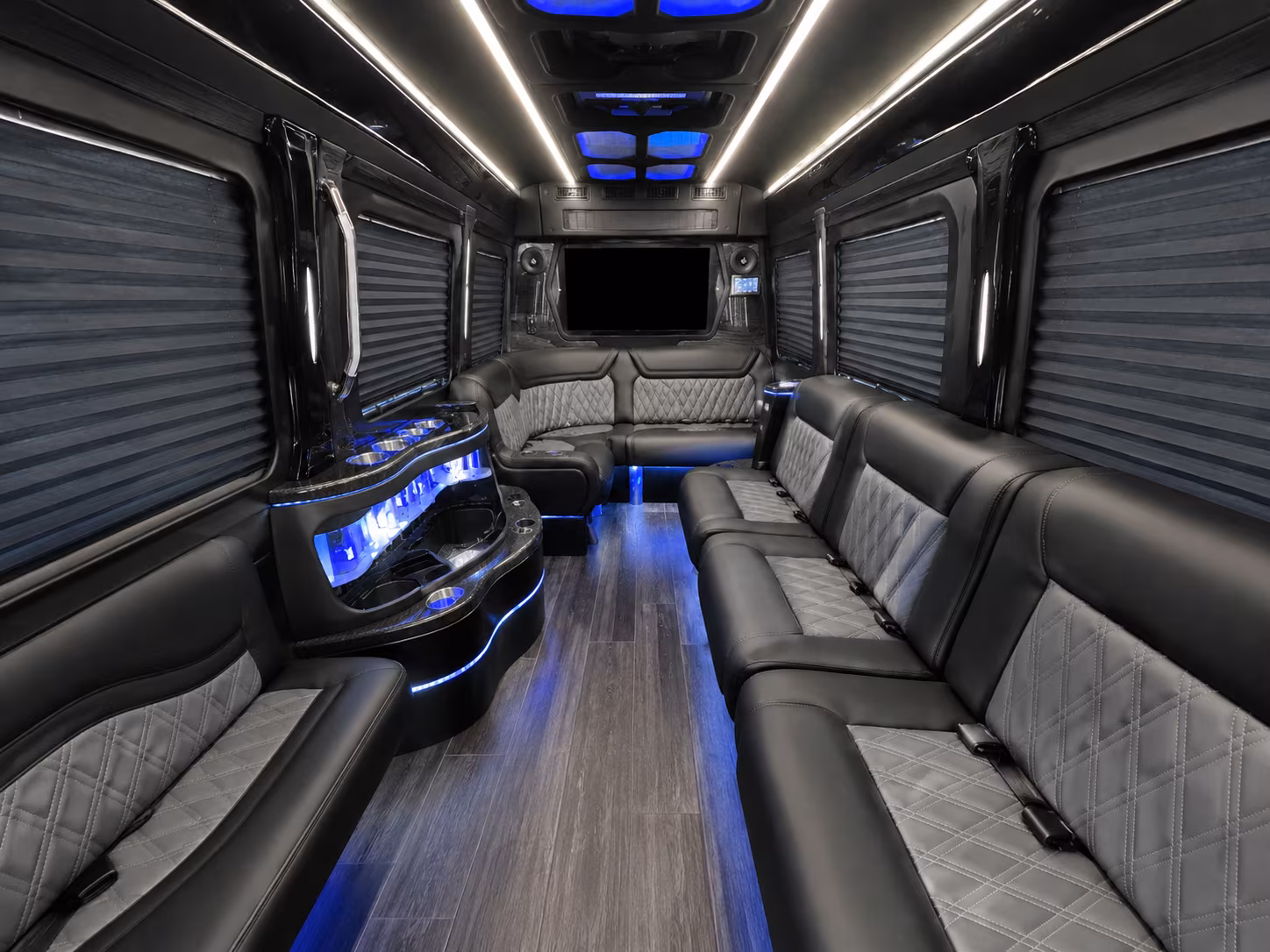 huntington beach wedding transportation onboard seating